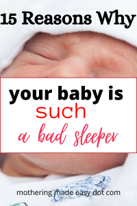reasons why baby isn't sleeping